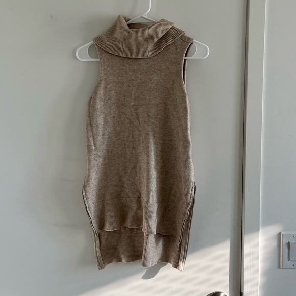 3 for $20 - Turtleneck Sleeveless Knit Sweater - Picture 1 of 7
